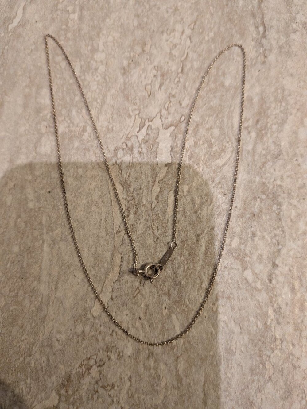 Tiffany & Co. 925 Sterling Silver Vintage Chain Necklace 18"